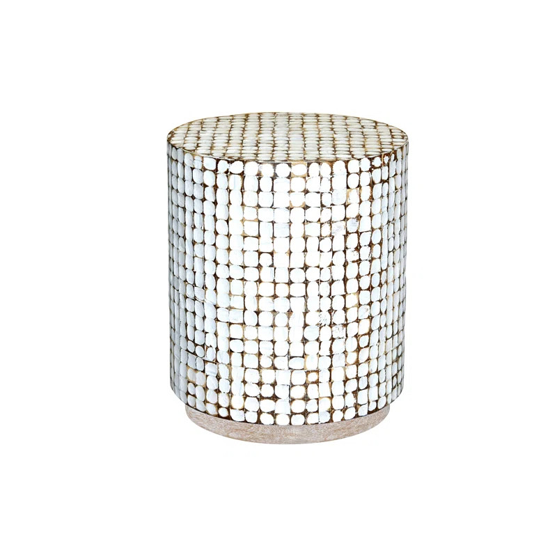 Sherlyn Solid Wood Drum End Table | Wayfair North America