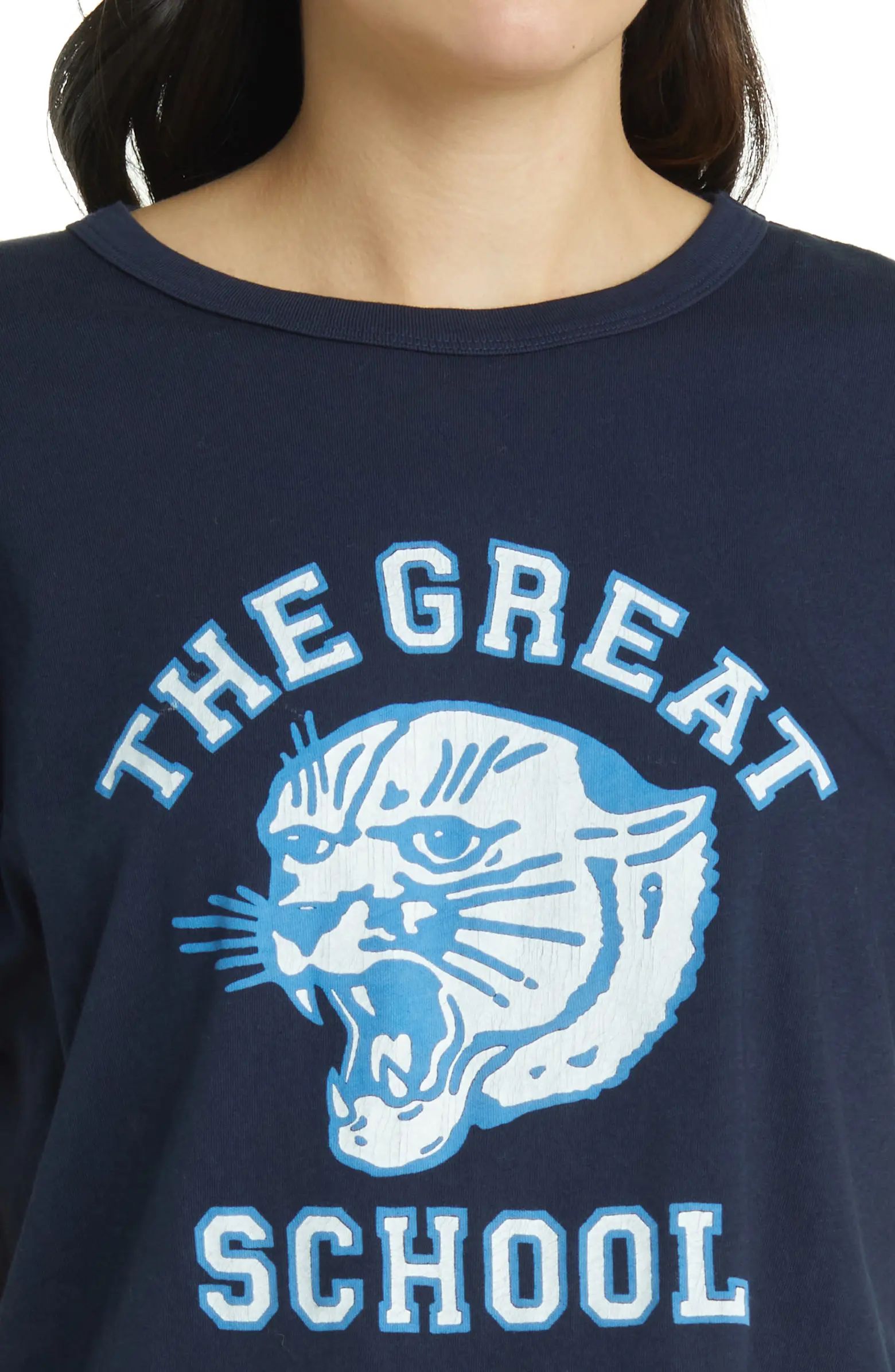 THE GREAT. The Boxy Bobcat Graphic T-Shirt | Nordstrom | Nordstrom