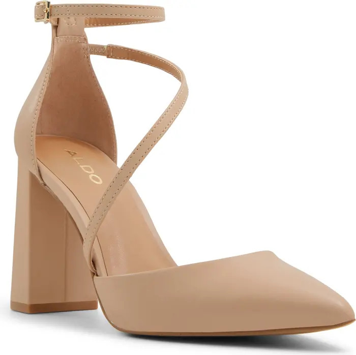 Milley Ankle Strap Pointed Toe Pump (Women) | Nordstrom