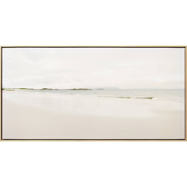 47" x 24" Blush Beach Framed Canvas - Threshold™ | Target