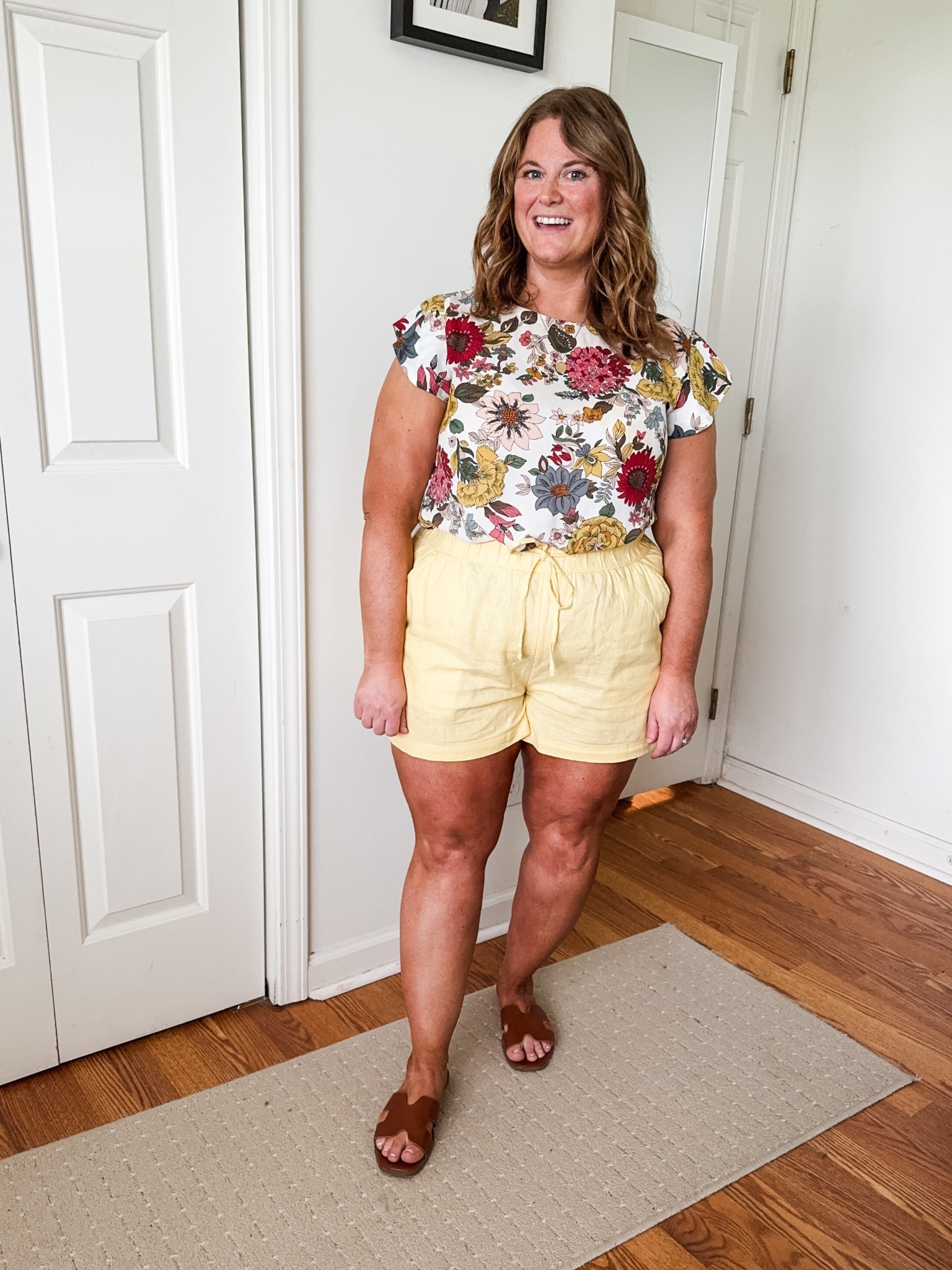Wearing an XL in the $15 shorts from Walmart.  My top is older so i linked similar floral tops!

#LTKSummerEdit #LTKMidsize #LTKFindsUnder50