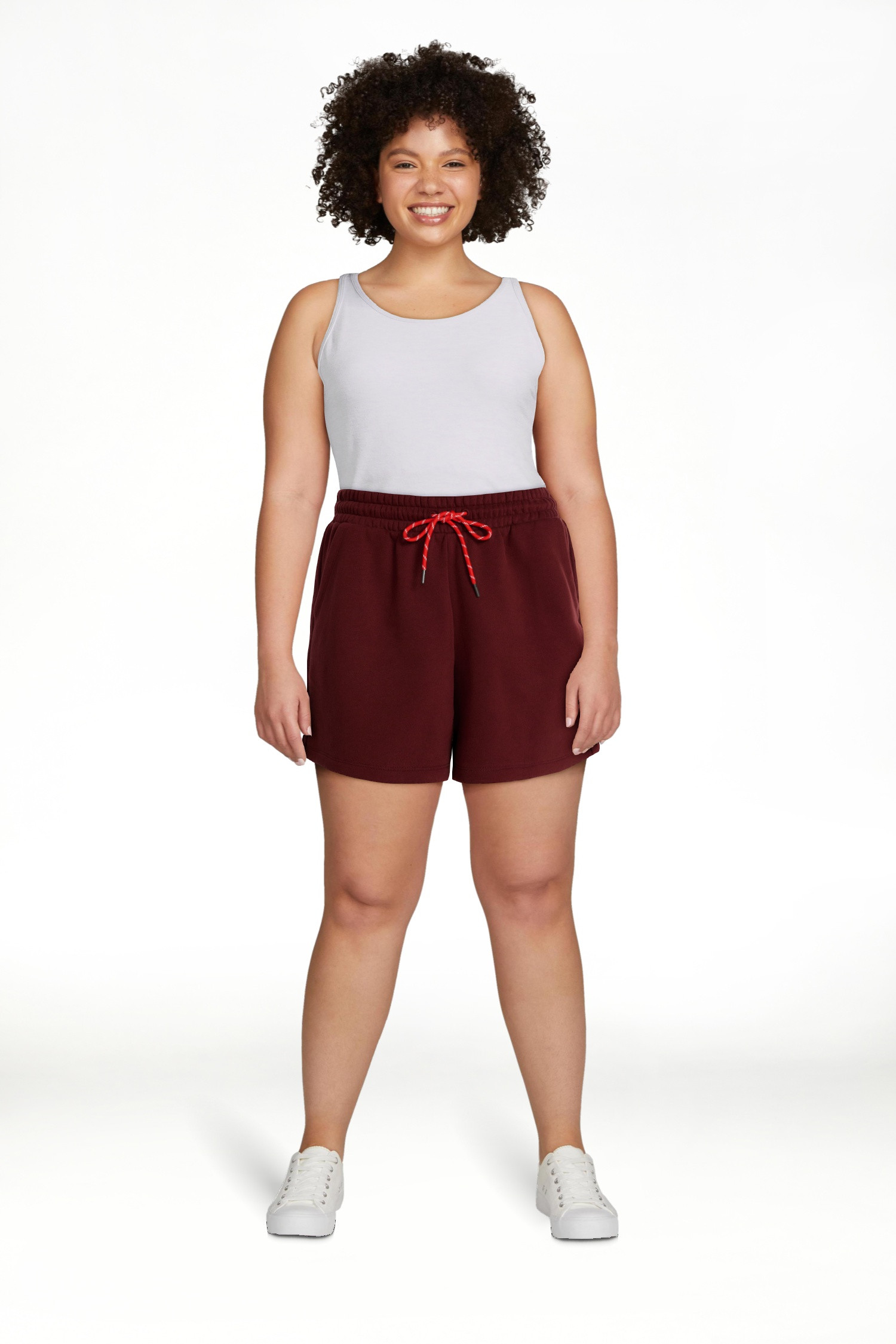 Athletic Works Women's and Women's Plus Fleece Shorts, 5'' Inseam, Size XS-4X | Walmart (US)