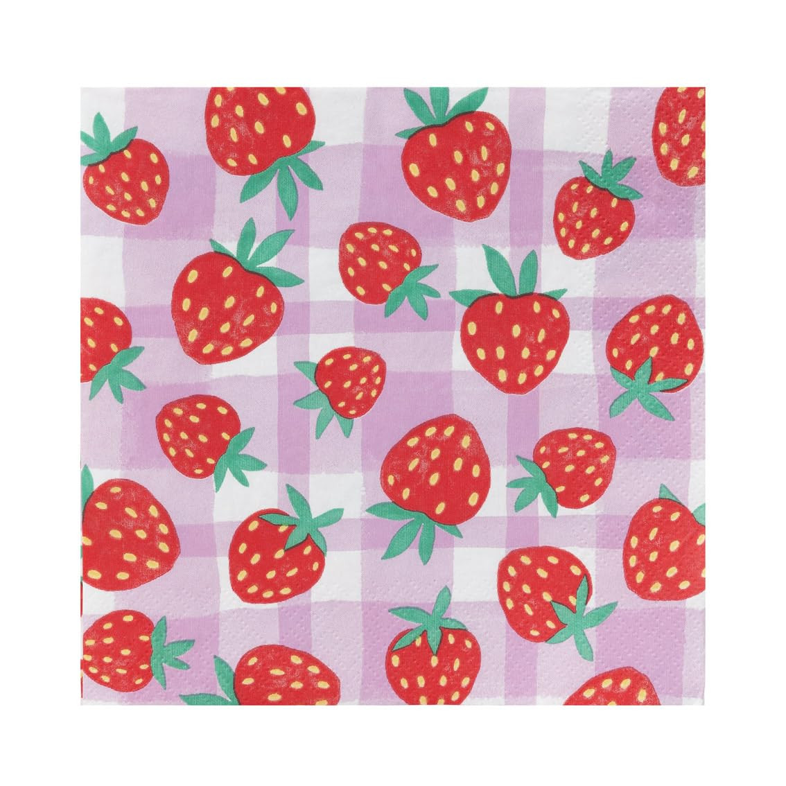 Talking Tables 20 x Strawberry Themed Pink Napkins for Tea Parties, Picnics, Mother’s Day, Wimb... | Amazon (UK)