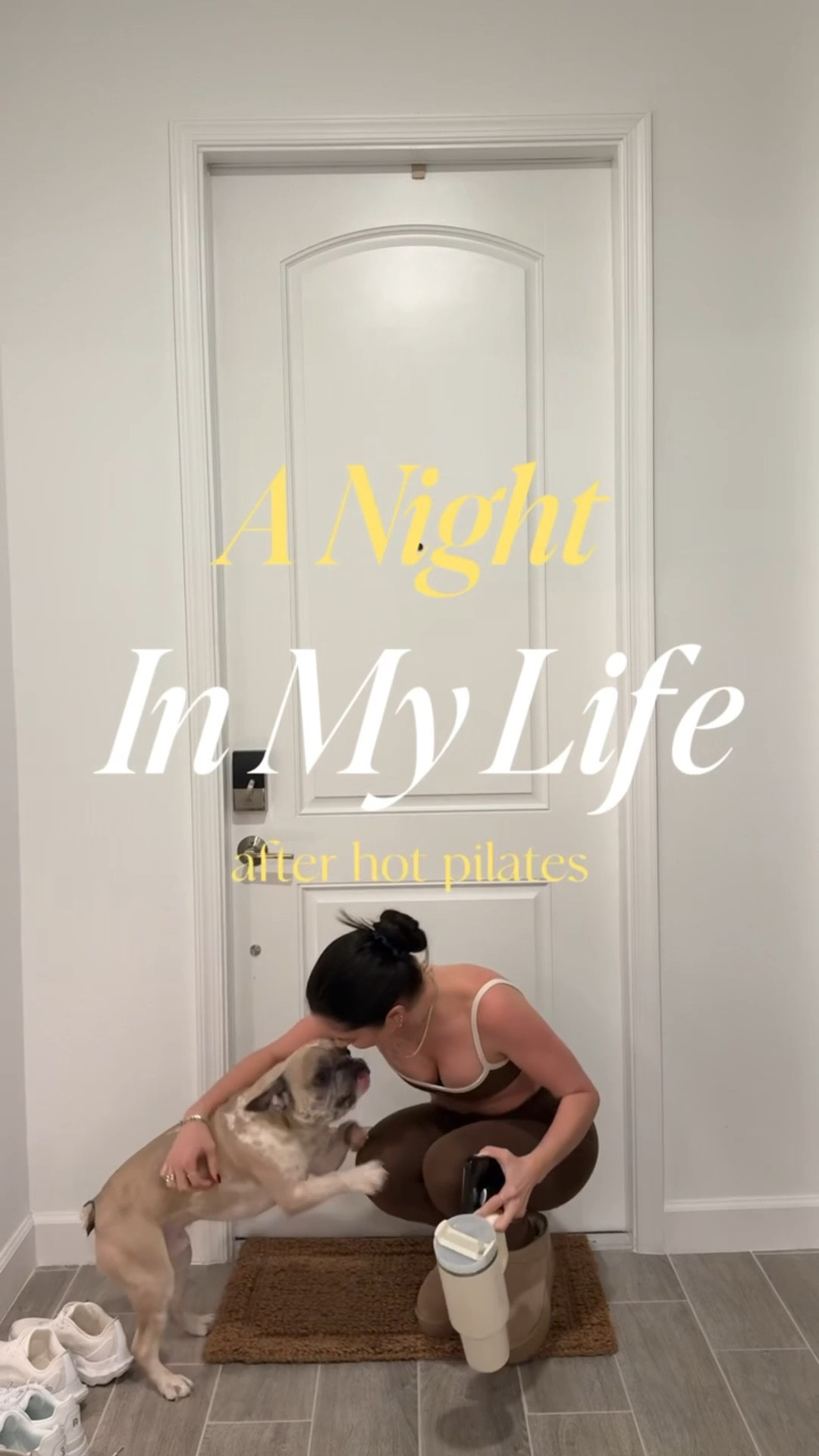 A night in my life after hot pilates 🧘🏻‍♀️🫧🧼☁️