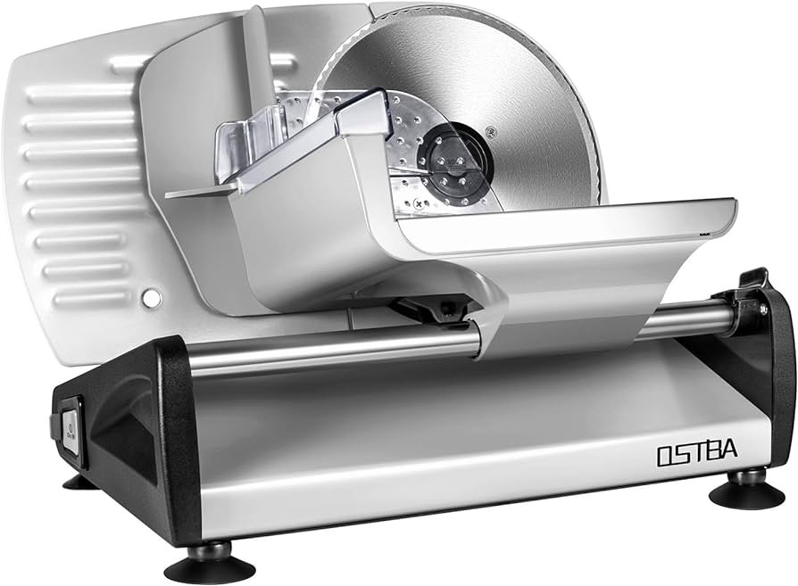 OSTBA Meat Slicer Electric Deli Food Slicer with Child Lock Protection, Removable 7.5’’ Stain... | Amazon (US)