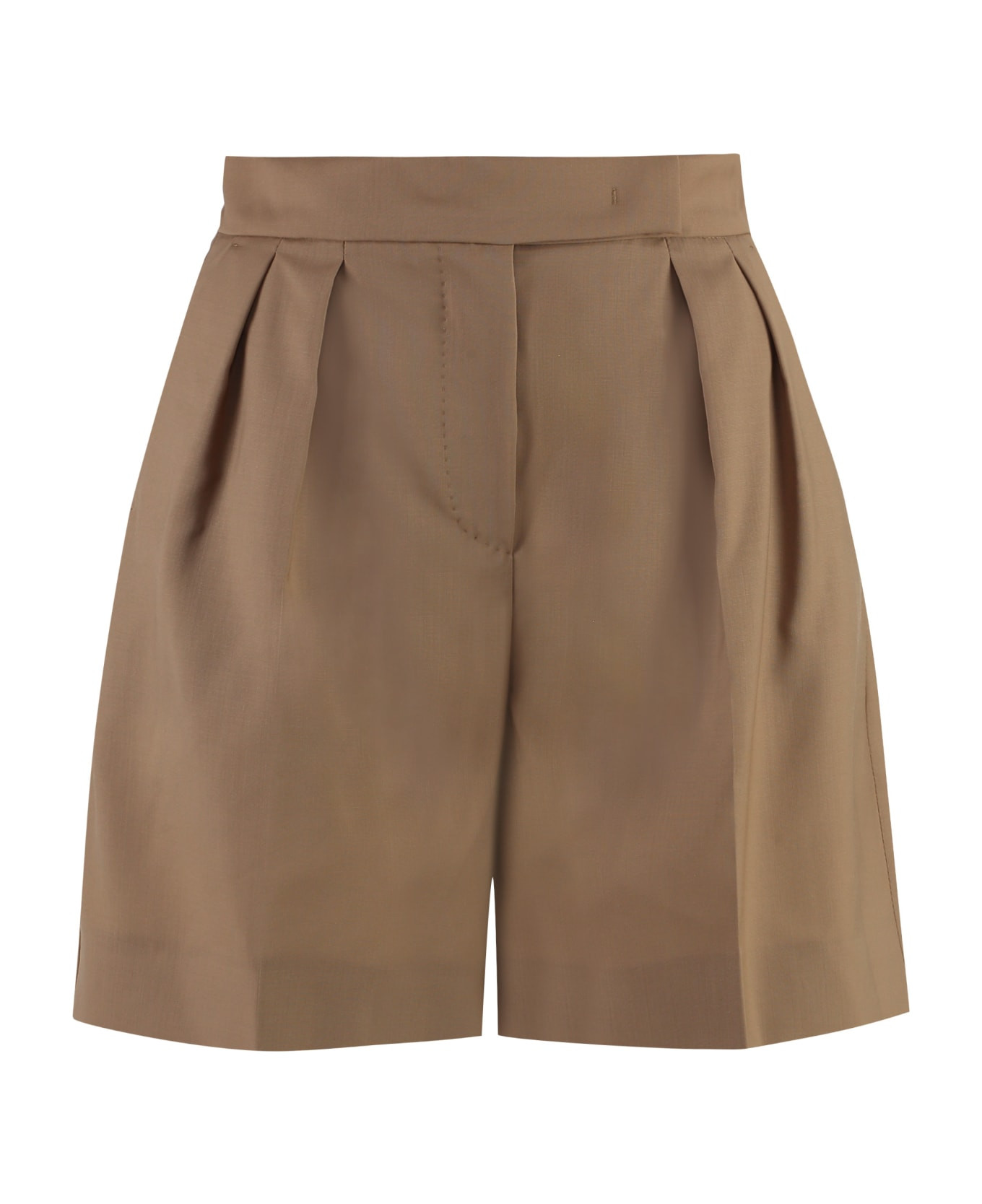 Jessica Virgin Wool Shorts | Italist.com US