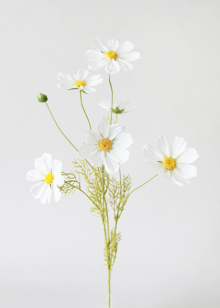 White Artificial Cosmo Wildflower - 36 | Afloral (US)
