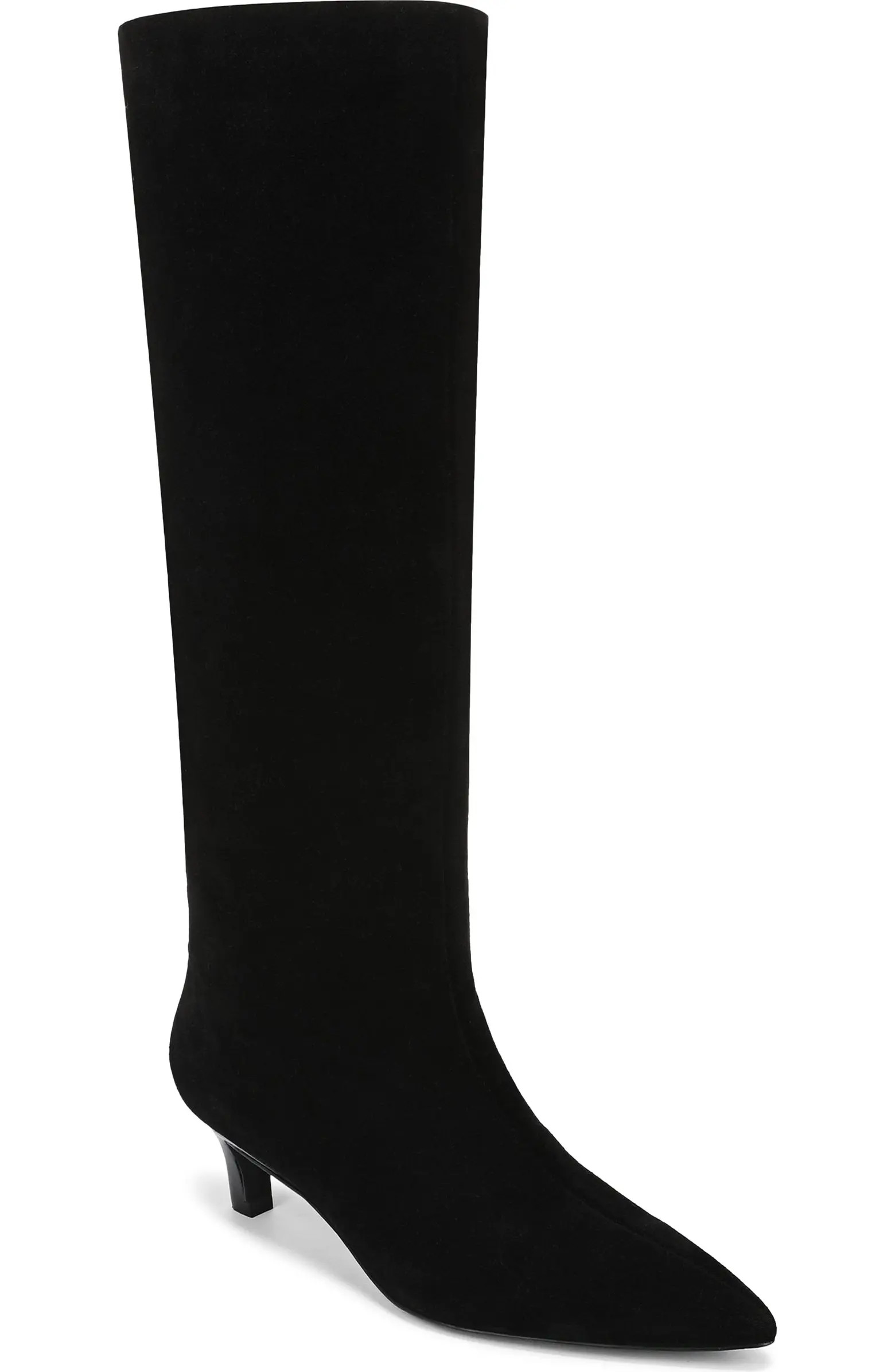Dauphine Kitten Heel Knee High Boot (Women) | Nordstrom