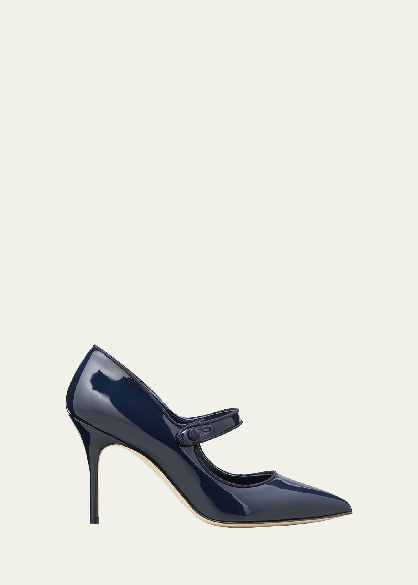 Manolo Blahnik Patent Leather Mary Jane Pumps | Bergdorf Goodman