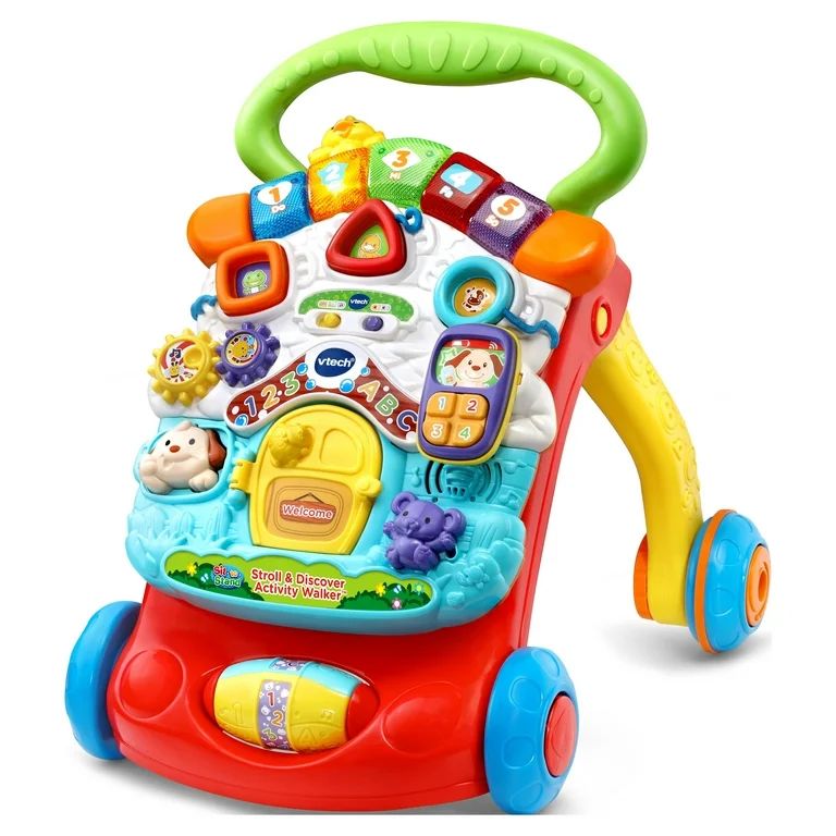 VTech Stroll & Discover Activity Walker 2 -in-1 Unisex Baby & Toddler Toy | Walmart (US)
