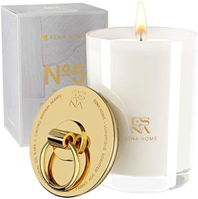 Aromatherapy Scented Candles, Lavender Essential Oil, Stress Relief Meditation, 50 Hours Long Bur... | Amazon (US)