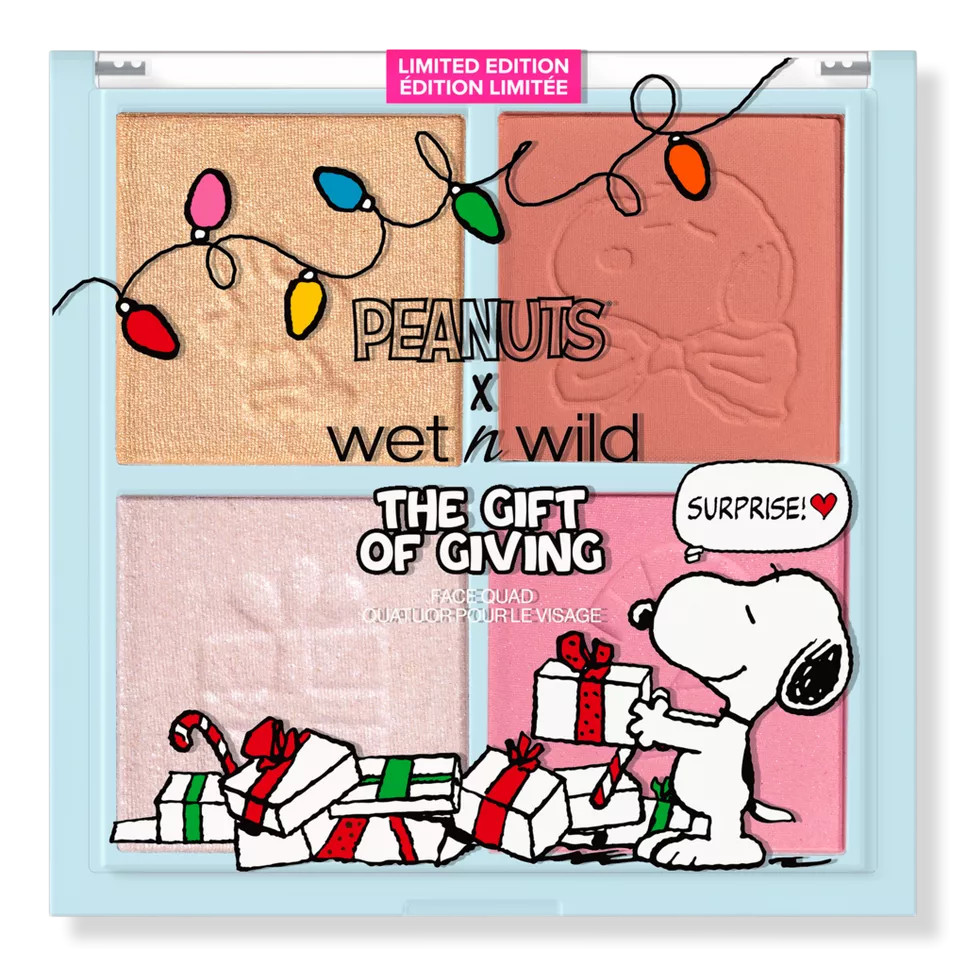 Peanuts The Gift of Giving Face Quad | Ulta