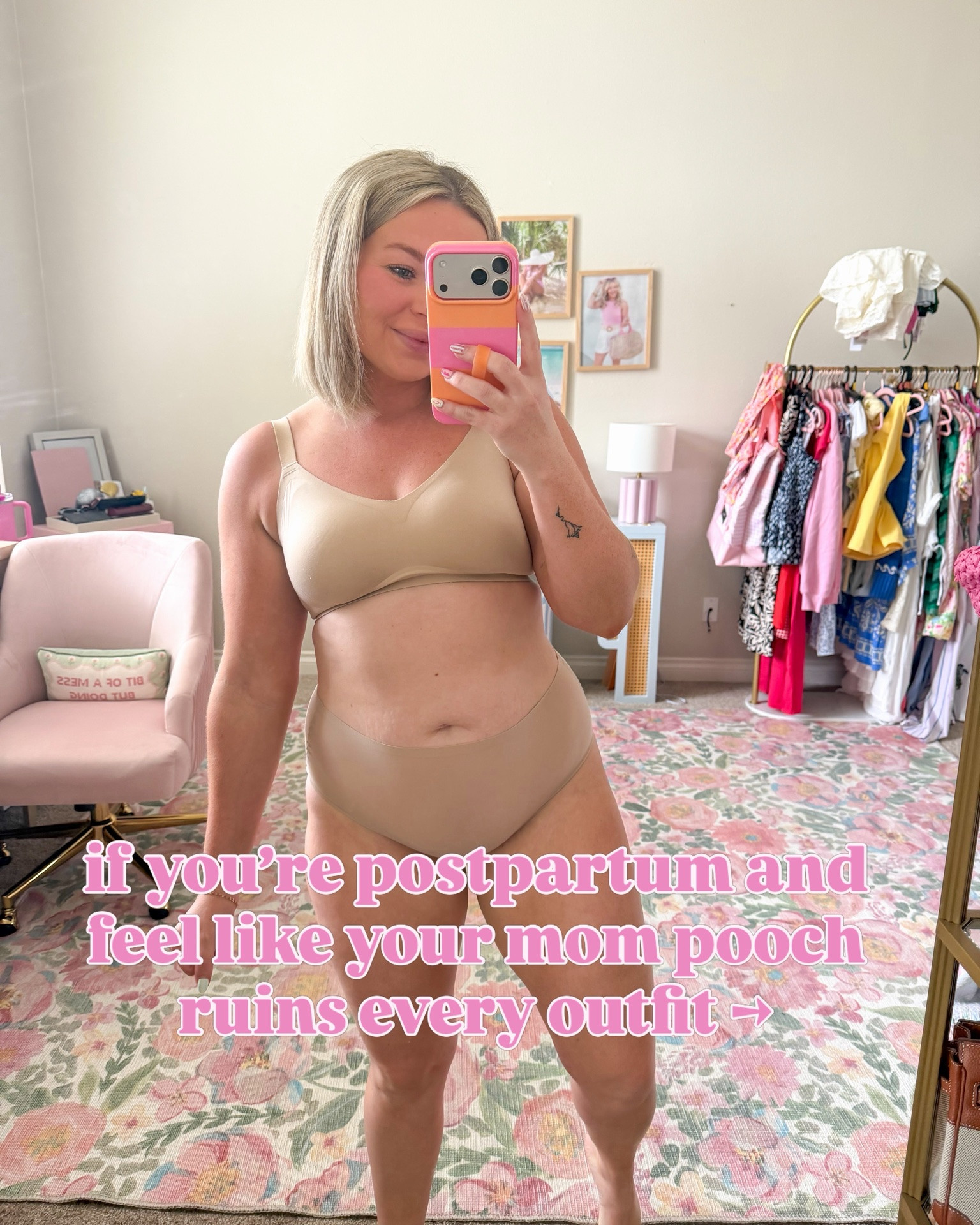 Postpartum mom style