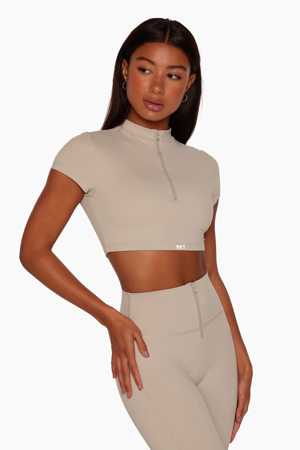 SPORTBODY® MOCK ZIP BRA - SUMMIT | SET Active