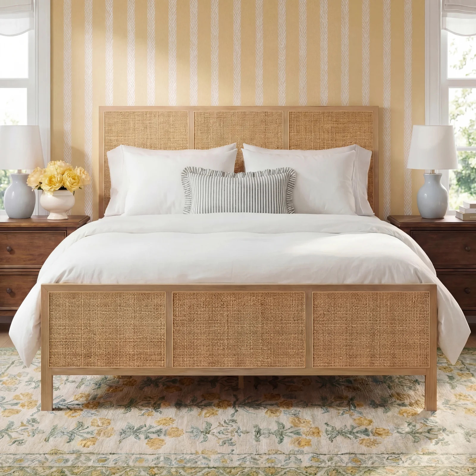 Nellie Cane Bed | Birch Lane