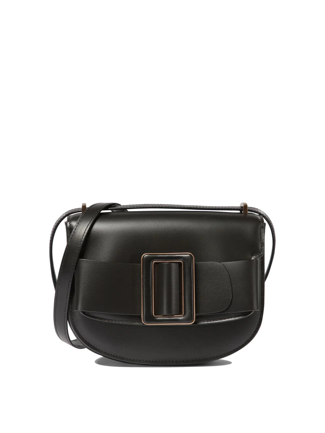 Boyy Women's "buckle Saddle" Shoulder Bag in Black | BUCKLE Color SADDLEBLACK | LOZURI
