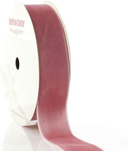 HBC 1" Velvet Ribbon 158 Dusty Rose - 5 Yards | Amazon (US)