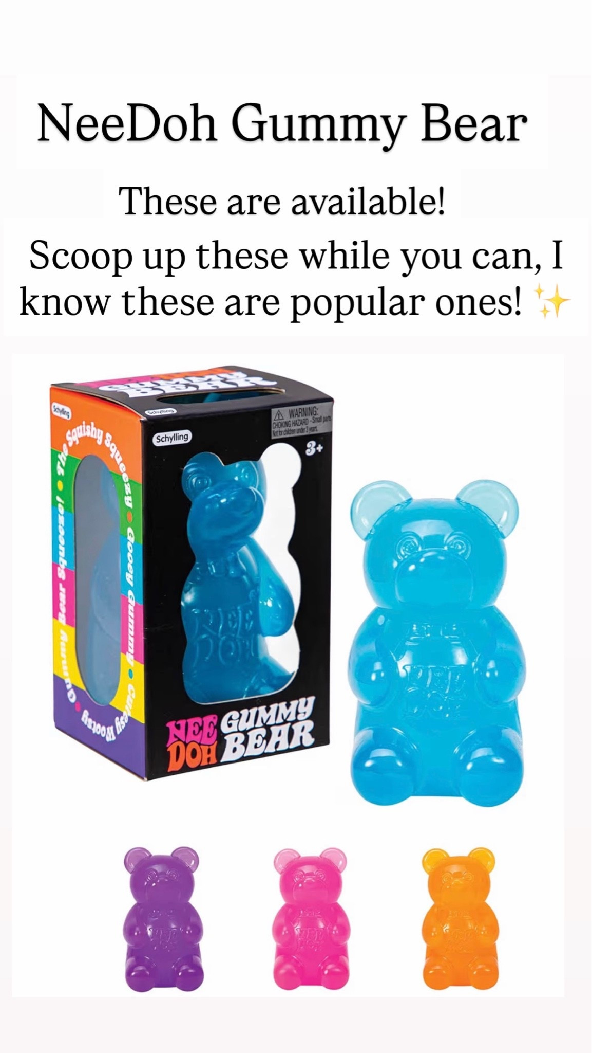 NeeDoh Gummy Bear

#LTKKids