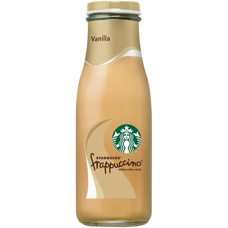 Starbucks Frappuccino Vanilla Iced Coffee, 13.7 oz Bottle | Walmart (US)