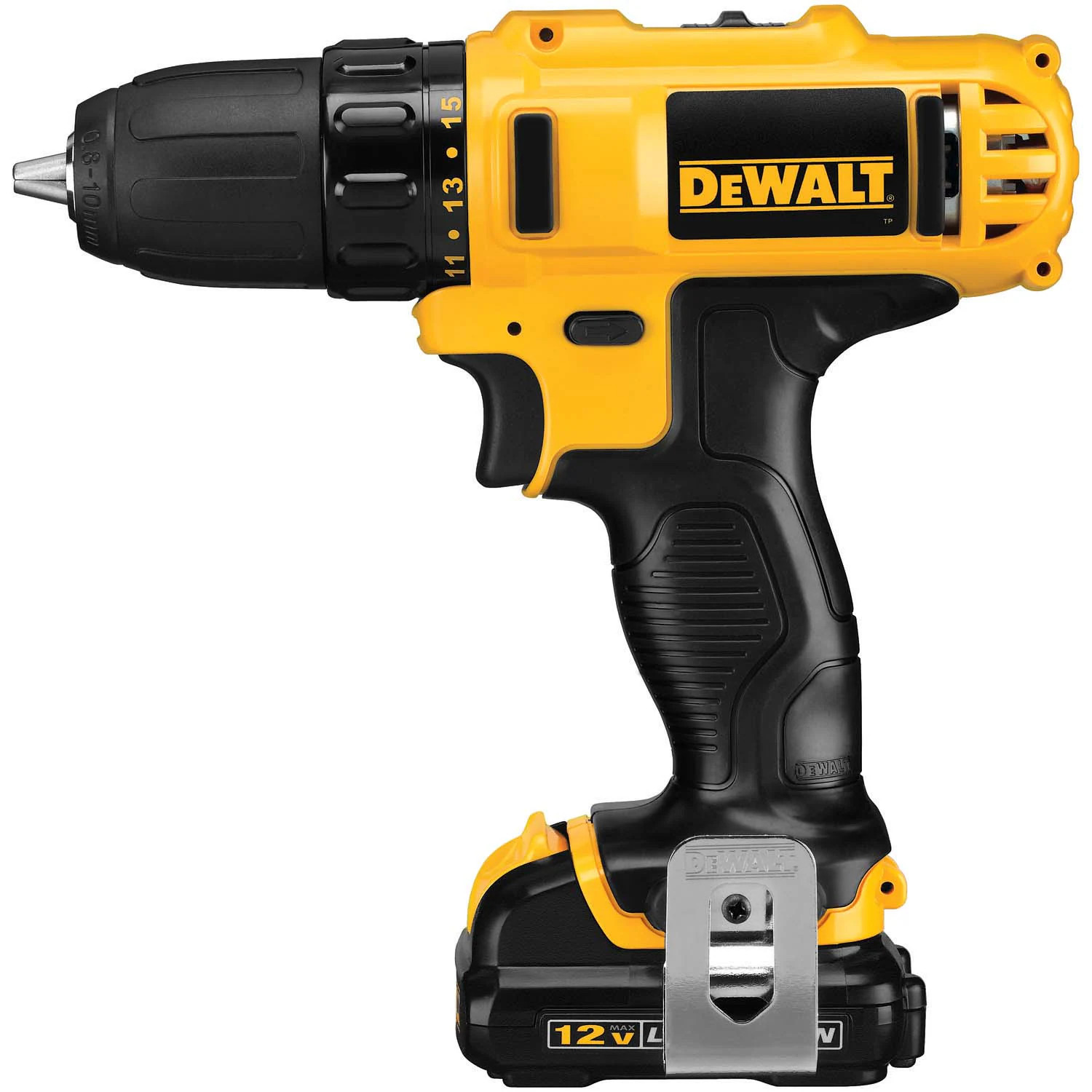 DEWALT 12-volt Max 3/8-in Keyless Cordless Drill ( 2 -Batteries Included, and Charger Included ) | DCD710S2 | Lowe's