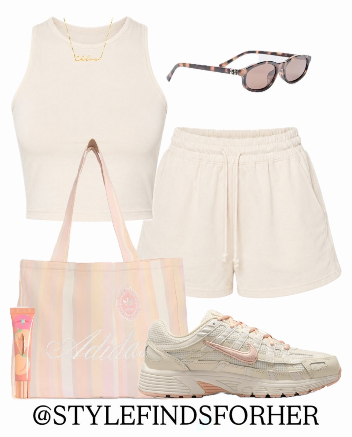 Brand new Nike P6000 trainers in this stunning pastel peach 🍑 Styled with a casual shorts and vest set for under £20! Matching pastel tote bag from Adidas. Comfy, casual sporty chic 🫶🏻

#LTKootd #LTKActive #LTKMidsize