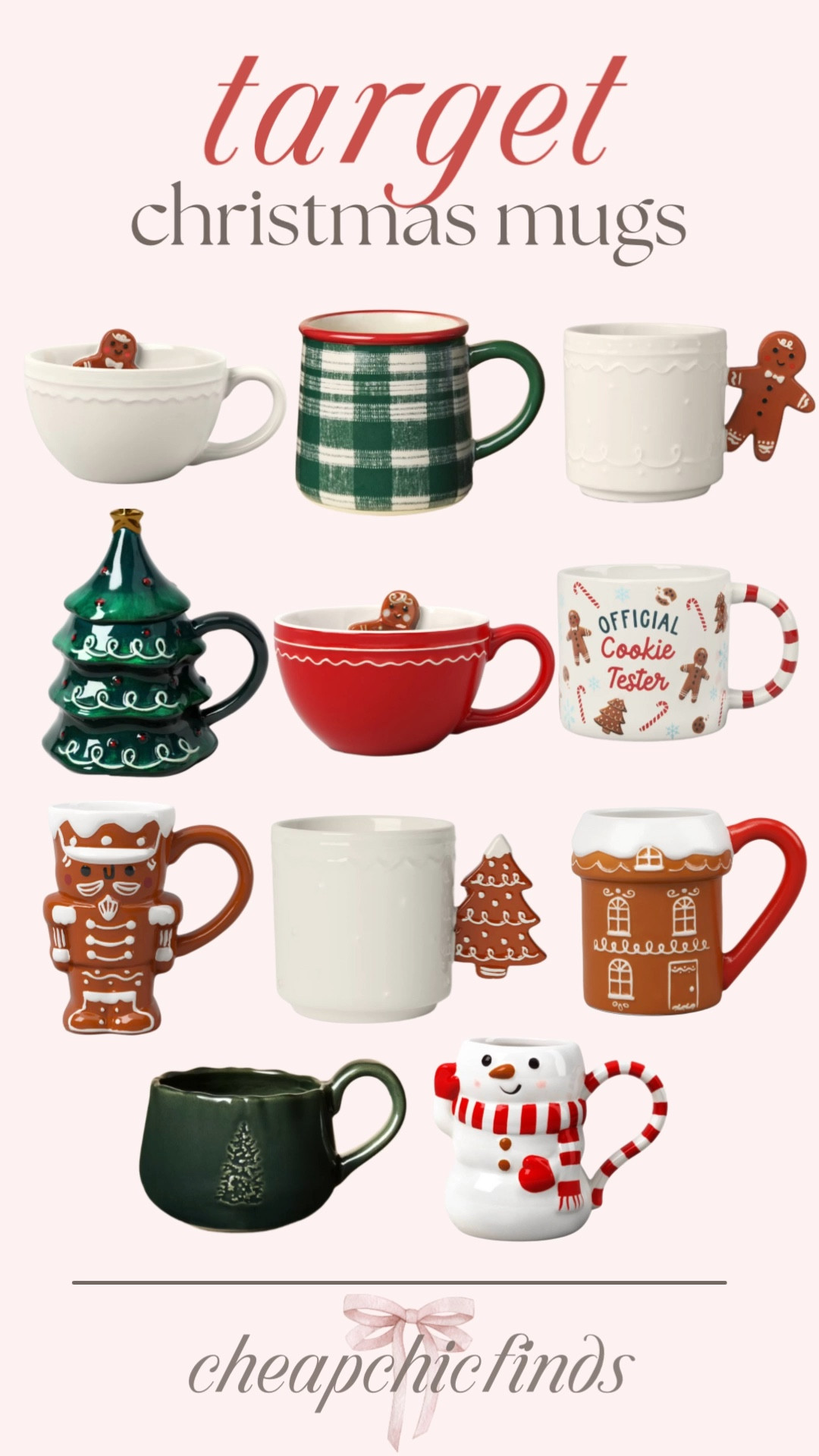 Target has the cutest new Christmas mugs!! Gingerbread Christmas mug!
Hearth and hand Christmas mugs

#LTKSeasonal #LTKhome