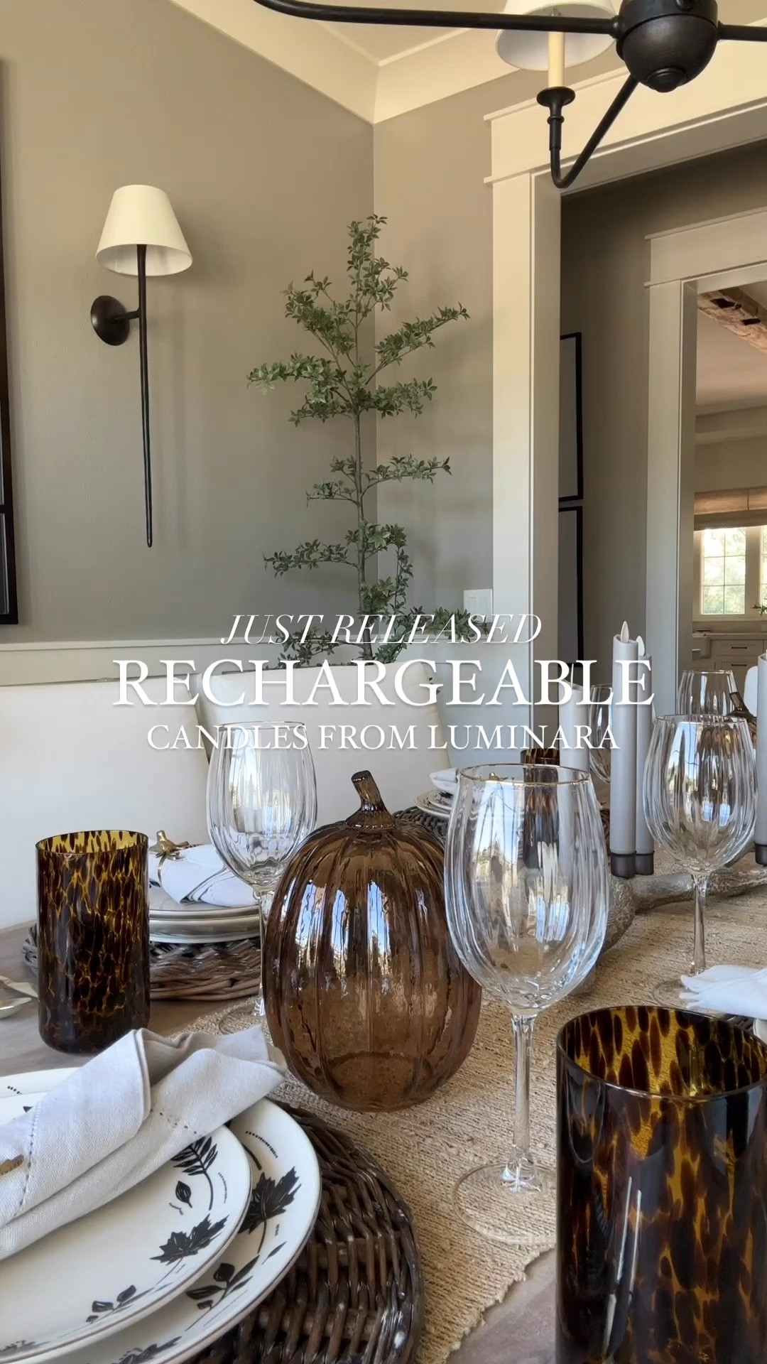 Say hello the the newest product from @luminaraworldwide  #ad I was so excited to hear about this line!  They have lived up to all the hype and I am thrilled to be using less batteries this fall and holiday season.  
The RECHARGEABLE tealights come with a charging base and can be programmed to turn on/off daily.  They are compatible with the NEW rechargeable remote, allowing you to place them in hard to reach areas and easily turn on/off.  You get 24 hours from each charge.  
I recommend buying additional tealights to charge while you are using the others.  You can purchase these without the base.  They come in a set of 2.

The pillars I have give you 130+ hours on a full charge.  I have the Seaglass Fog pillar in 3.8” x 5.3”.  They have a salt weathered texture and are an ash beige color that is perfect for fall!

#LTKVideo #LTKHome #LTKSeasonal