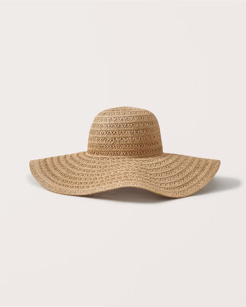 Straw Woven Sun Hat | Abercrombie & Fitch (US)