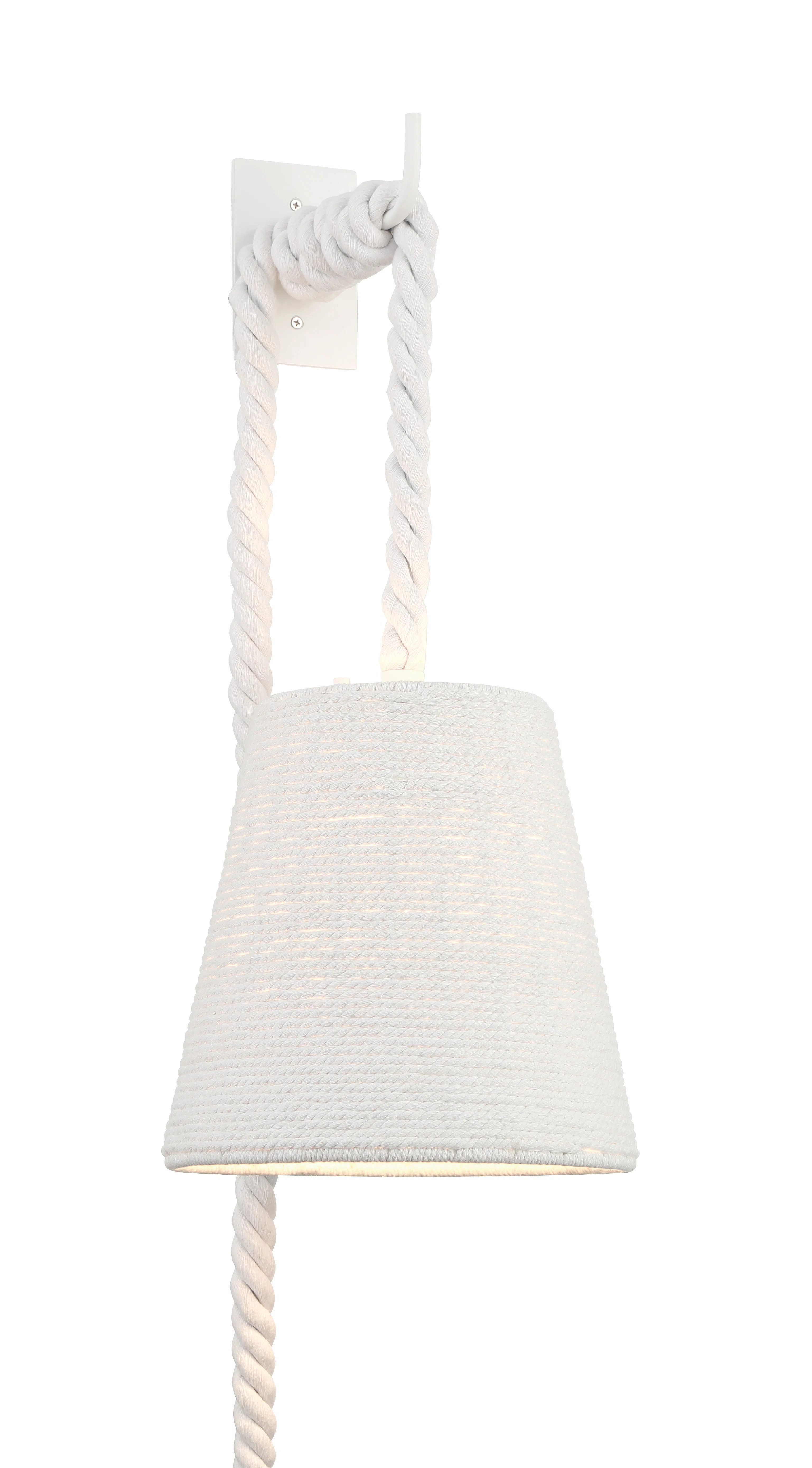 Longshore Tides Breeahna - 1 Light Wall Sconce In Matte White Finish | Wayfair | Wayfair North America