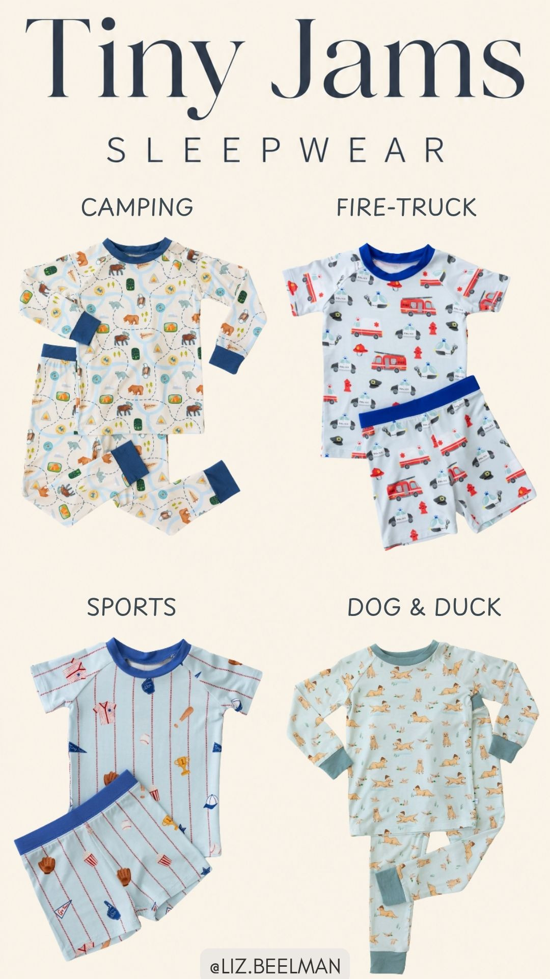 TINY JAMS sleepwear

#pajamas #pjs 

 