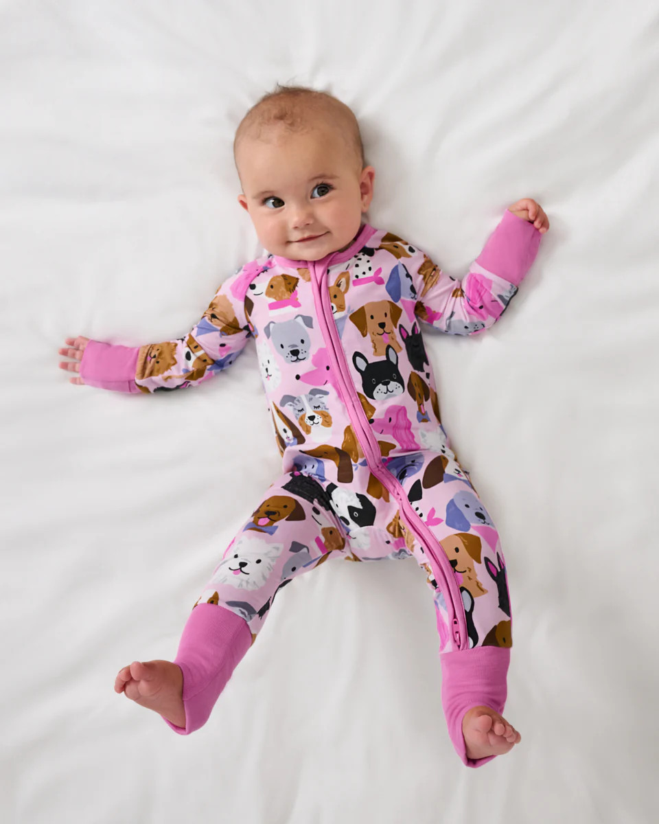 Pink Puppy Parade Zippy | Little Sleepies