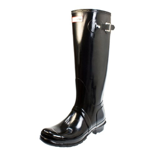 Hunter Unisex Original Gloss Wellies Black W23616 4 UK | Amazon (UK)