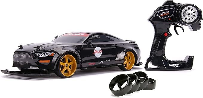 Jada Toys Big Time Muscle Drift 1:10 Scale RC, 2019 Ford Mustang - Wide Body, Black | Amazon (US)