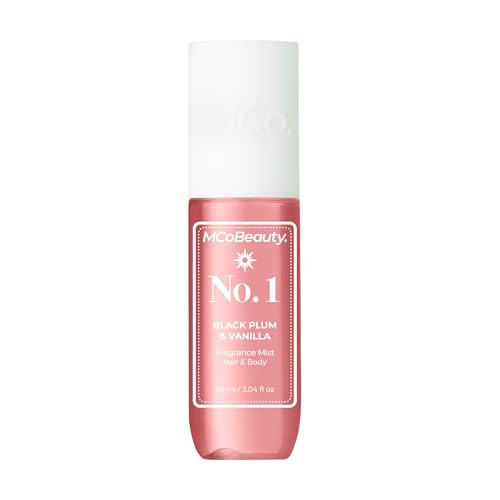 MCoBeauty - Fragrance Mist No.1 - Light Body and Hair Spray with Plum, Vanilla and Musk - Gifts for Women, Cute Stuff, Feminine Spray, Self Care Gifts for Women - 90ml Bottle | Amazon (US)