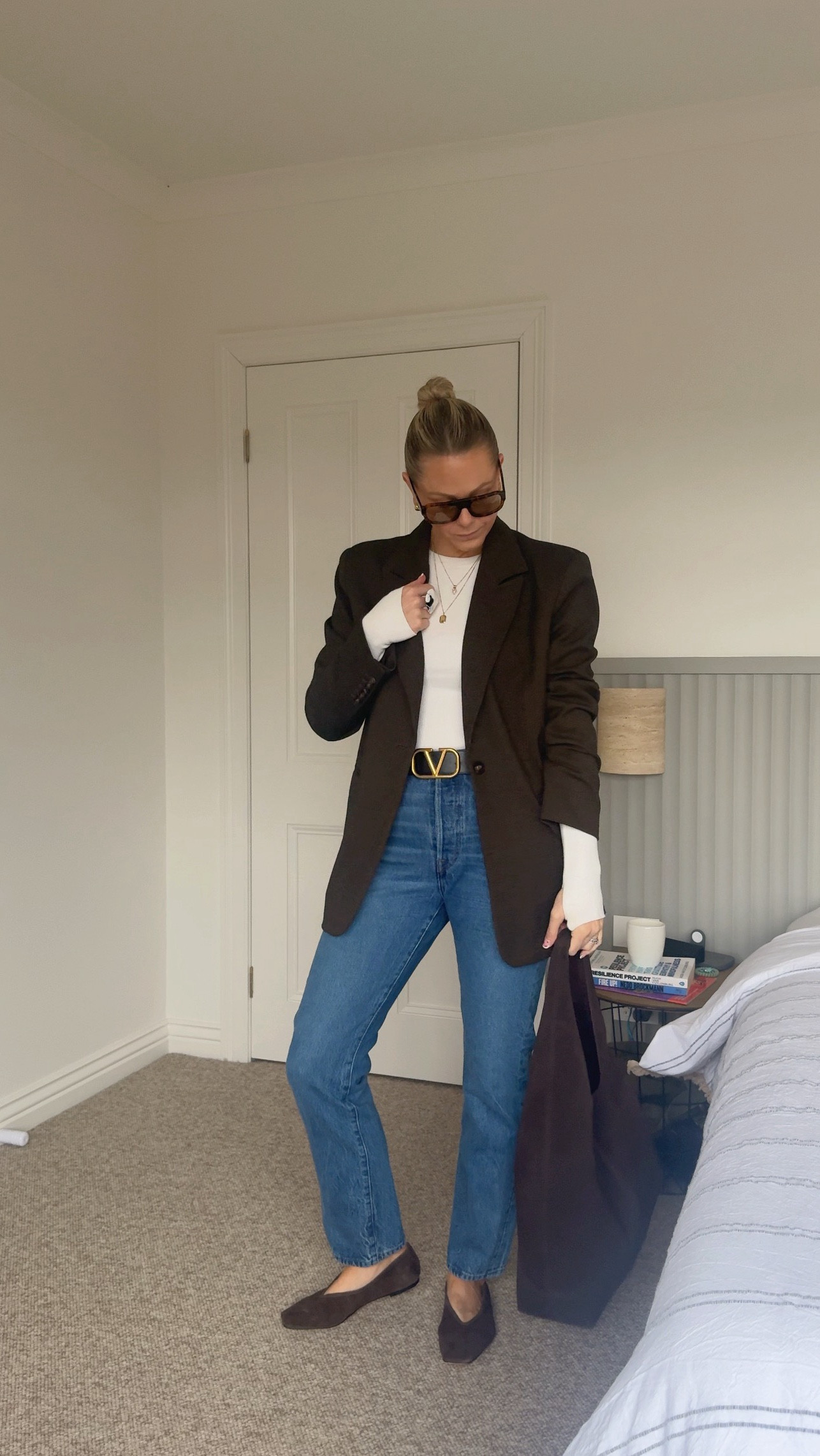 Choc wool blazer with fabulous chocolate suede shoes and bag - what a combo!

#LTKwinter #LTKstyletip #LTKaustralia