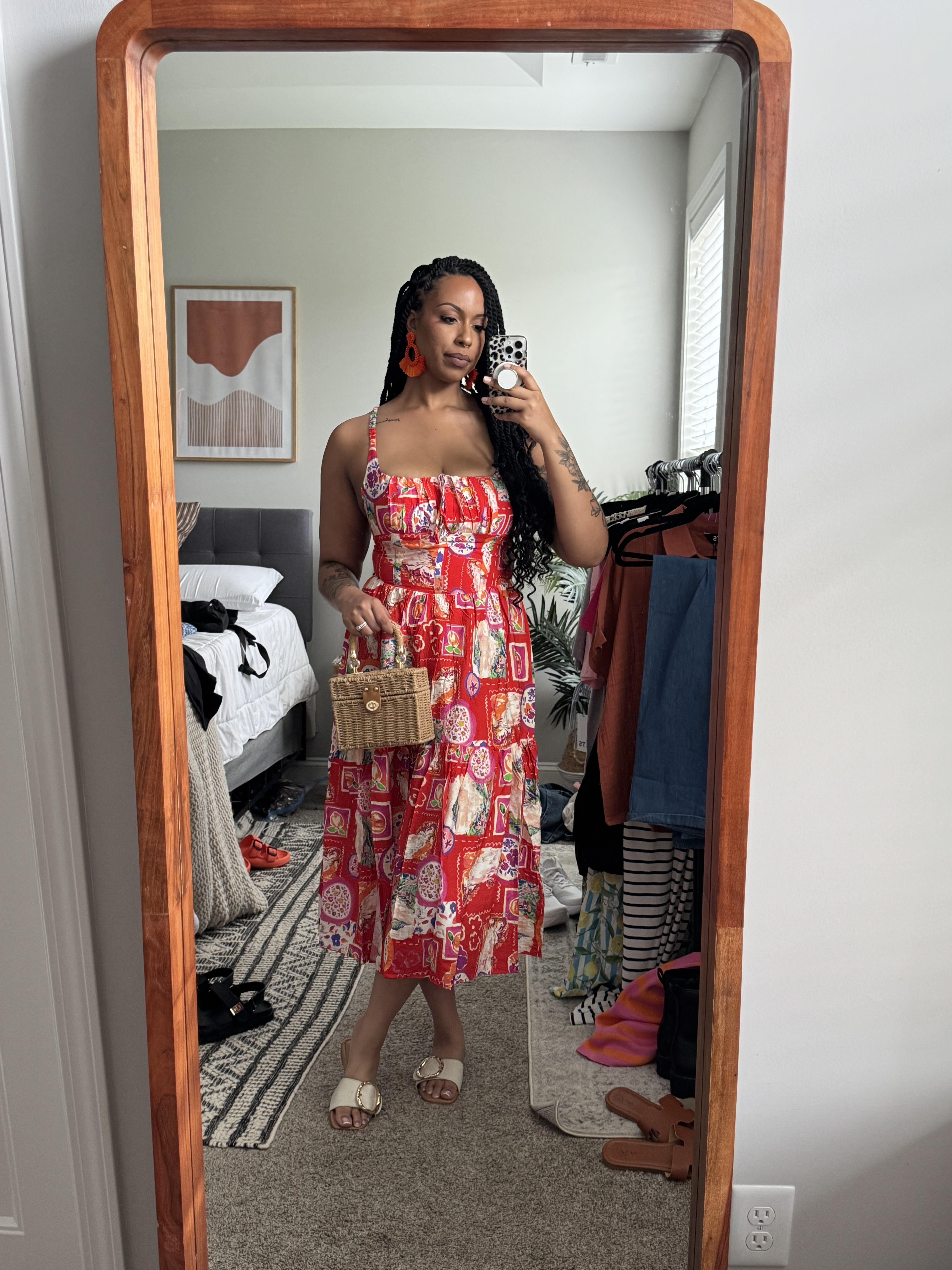 This is the Venice Tiered Midi Dress from Fashion Nova in a size Large. I have alternative linked

#LTKMidsize #LTKSummerEdit #LTKStyleTip