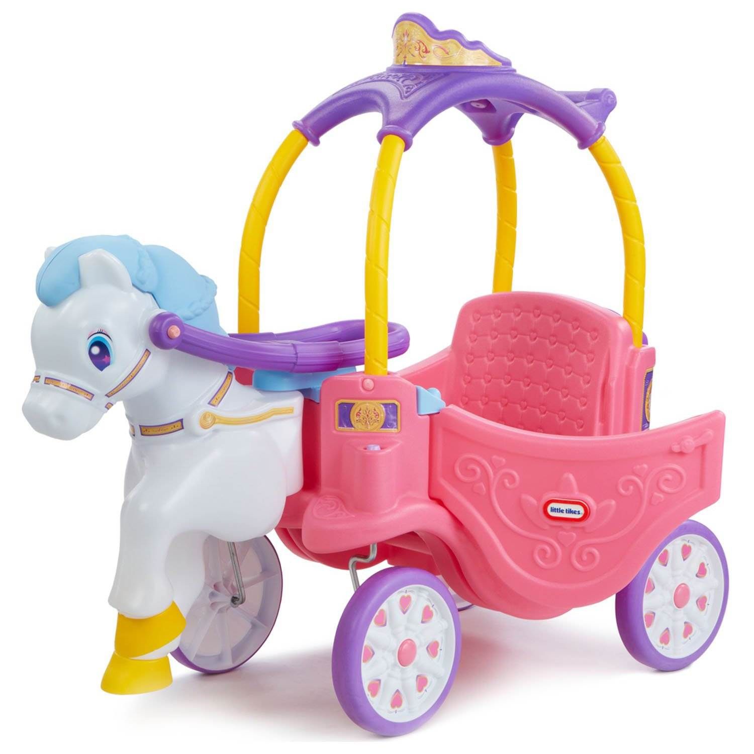 Little Tikes Princess Horse & Carriage, Kids Ride-On Toy | Walmart (US)
