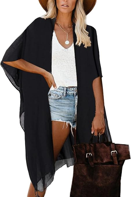 Moss Rose Women Summer Bikini Kimono Bathing Suit Cover Ups for Swimwear | Amazon (US)