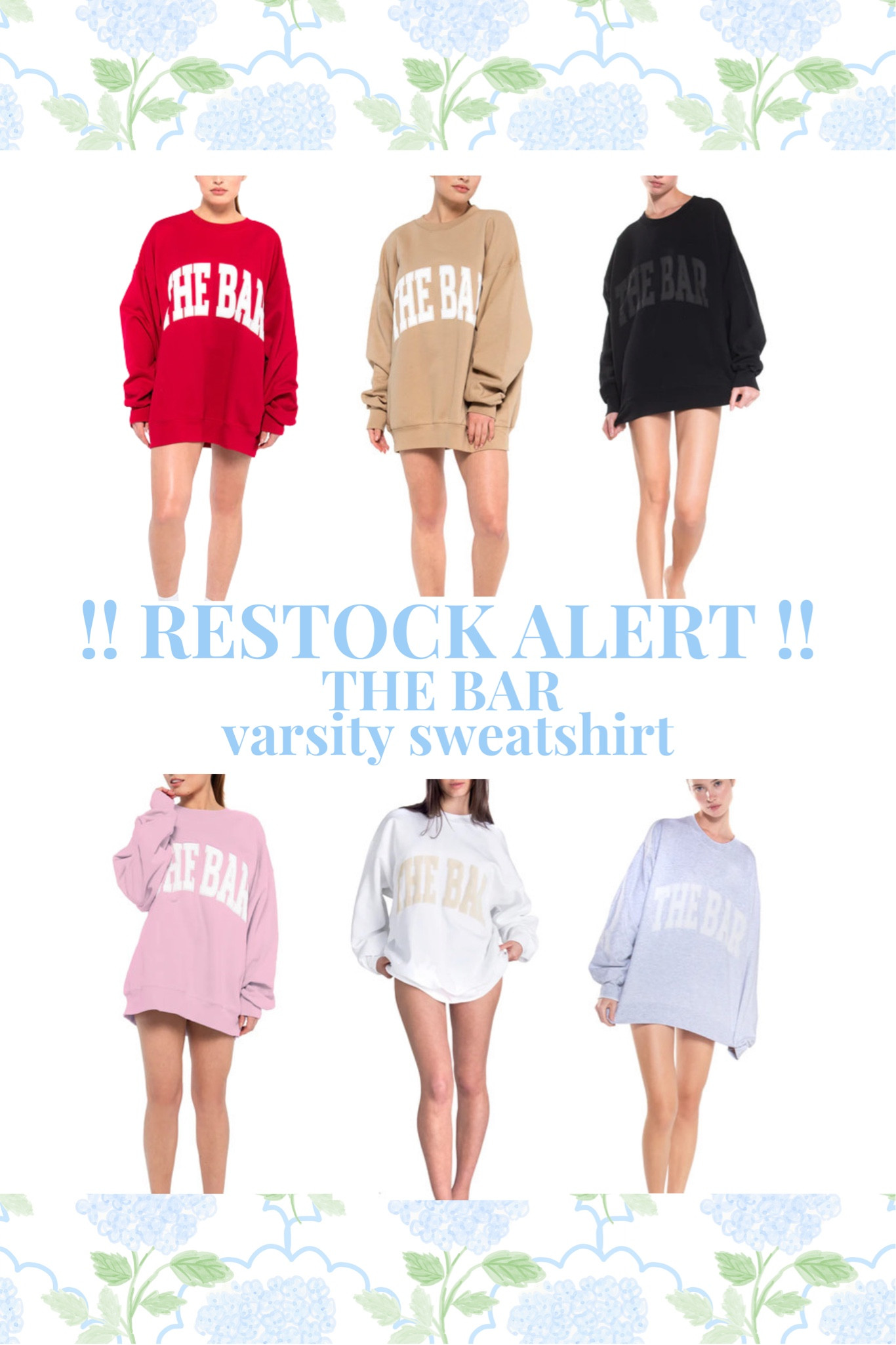 THE BAR sweatshirt
Sweatshirt
Loungewear
THE BAR
Travel outfit
Sweatshirts


#LTKFind #LTKGiftGuide #LTKtravel