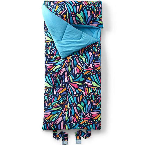 Kids Sleeping Bag with Attached Pillow | Lands' End (US)