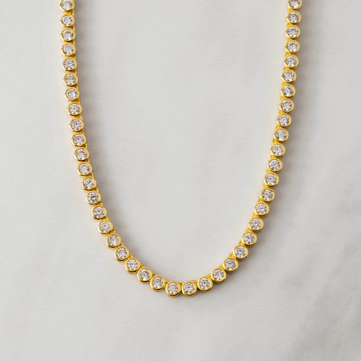 Trinity Tennis Necklace | Modern Locke