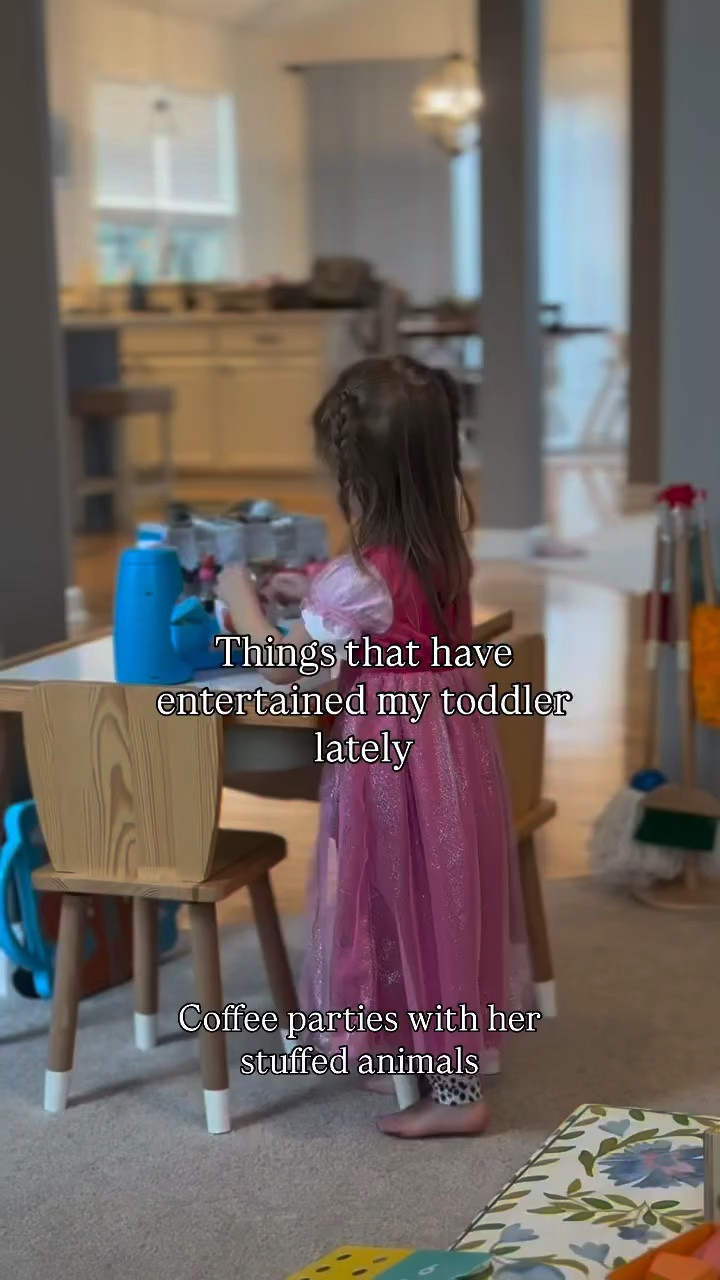 Our girl has been sooo busy lately & we’re just trying to keep up 😅 Here’s what’s been her favorites lately! 

-@hand2mindinc coffee parties ☕️
-all the cutting practice ✂️
-park days now that the weather is getting nicer 🛝
-building flower gardens together 🌸🌷🌻
-finger painting 🎨
-@mybtoys light box 💡📦
-@thelittlegym classes 🤸🏼‍♀️
-playing doctor with @melissaanddougtoys 🩺
-practicing being big sis 🥹
-jumping and hanging on her trampoline 

Comment SHOP for our current favs to be sent directly to you or follow me on @shop.ltk 🛍️🛍️🛍️

#toddlermom #momlife #toddlerlife #toddleractivities #toys