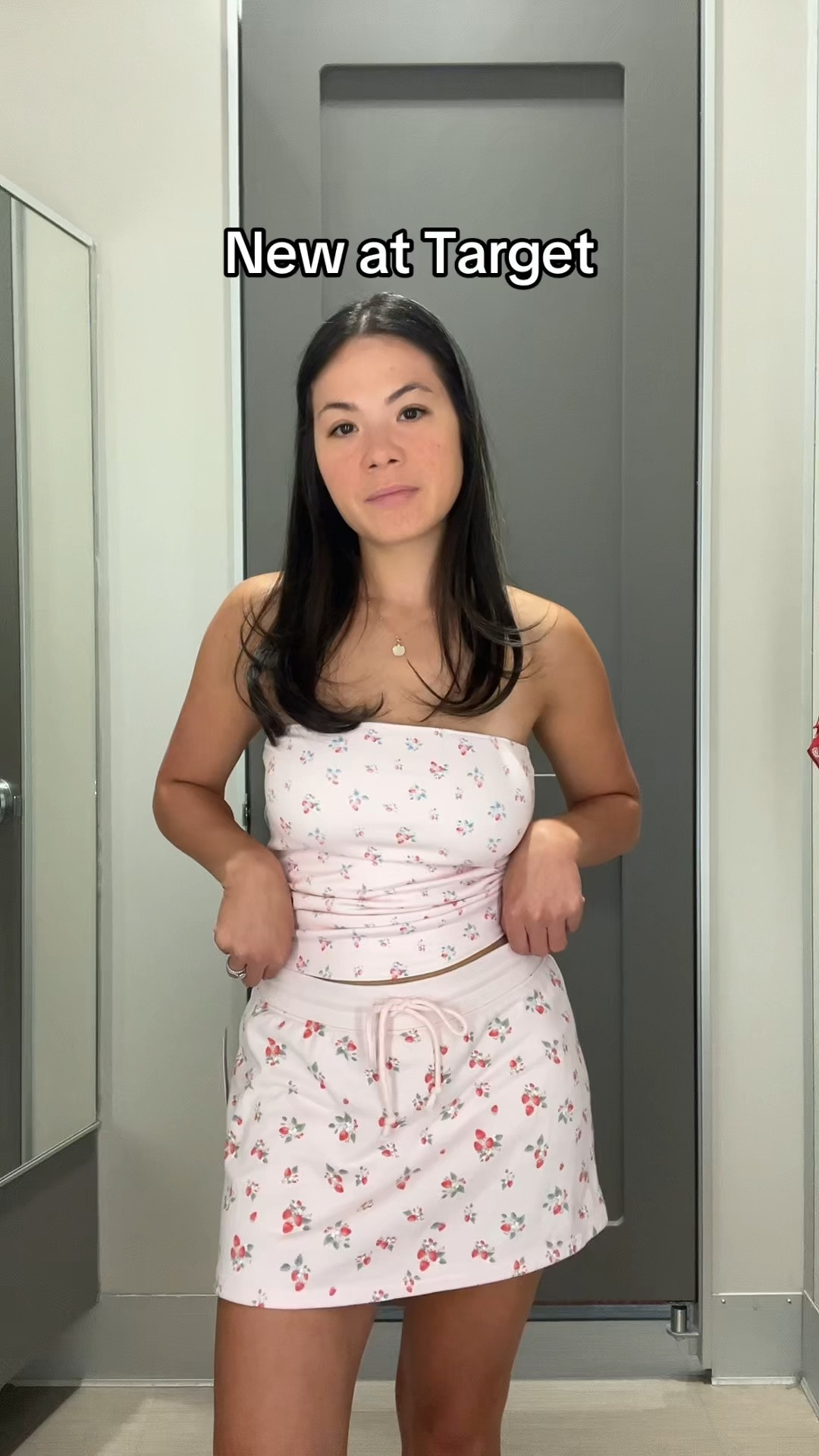 Strawberry finds at Target 🍓✨
Tried on the cutest terry skirt + matching tube top and biker shorts — comfy, playful, and perfect for summer errands or beach days
All linked here 🤍
#targetfinds #targetstyle #summeroutfits #ltkstyle #affordablefashion