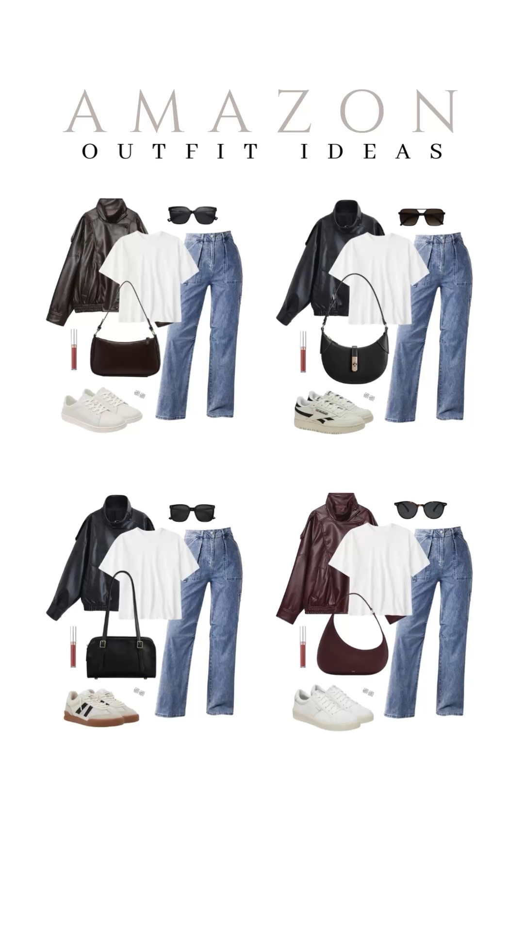 This faux leather jacket, short sleeve shirt and cargo pants make such an easy and cute outfit for the day.
platform sneakers, anastasia beverly liquid lipstick, flat back stud earrings, spring outfit, makeup must have, beauty favorite, spring outfit, functional bag, amazon fashion, affordable style, spring look

#LTKU #LTKootd #LTKSeasonal