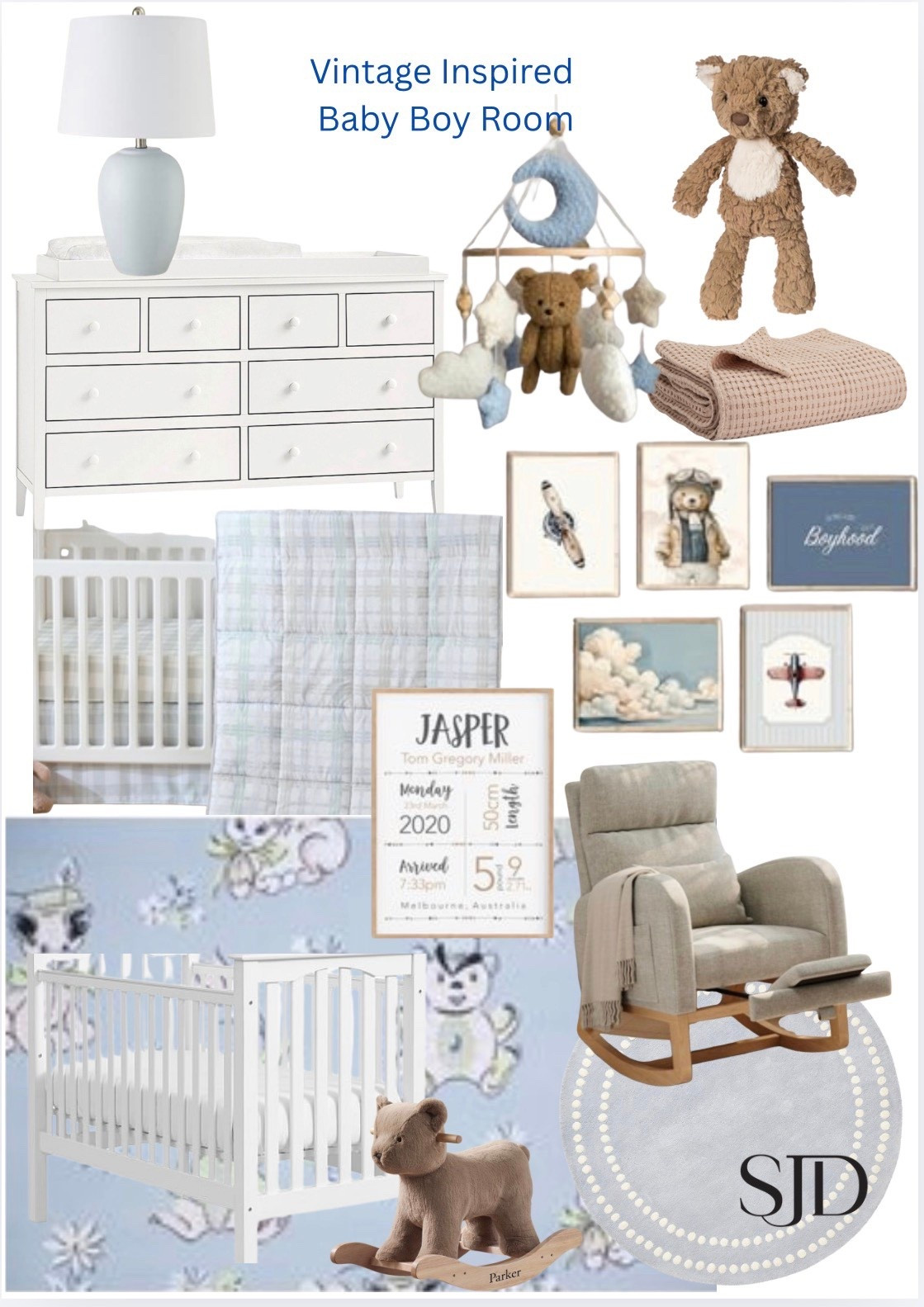 Timeless, cozy, & full of character
This vintage-inspired baby boy nursery blends classic furniture, muted colors, and heirloom-style details for a space that feels warm and collected - not themed or trendy. Save this look for classic nursery inspiration - linked & registry-ready! ✨ #vintagenursery #babyboynursery #classicnursery

#LTKKids #LTKBaby #LTKHome