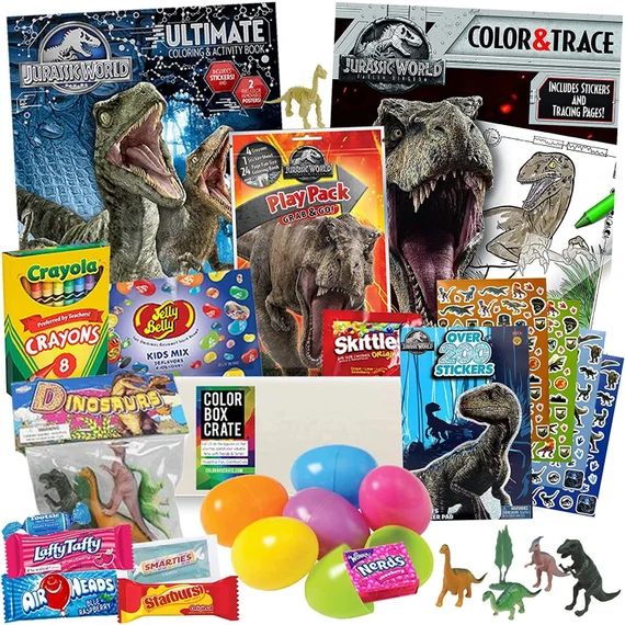 Jurassic Park Easter Basket Care Package 20pc Set Easter | Etsy | Etsy (US)