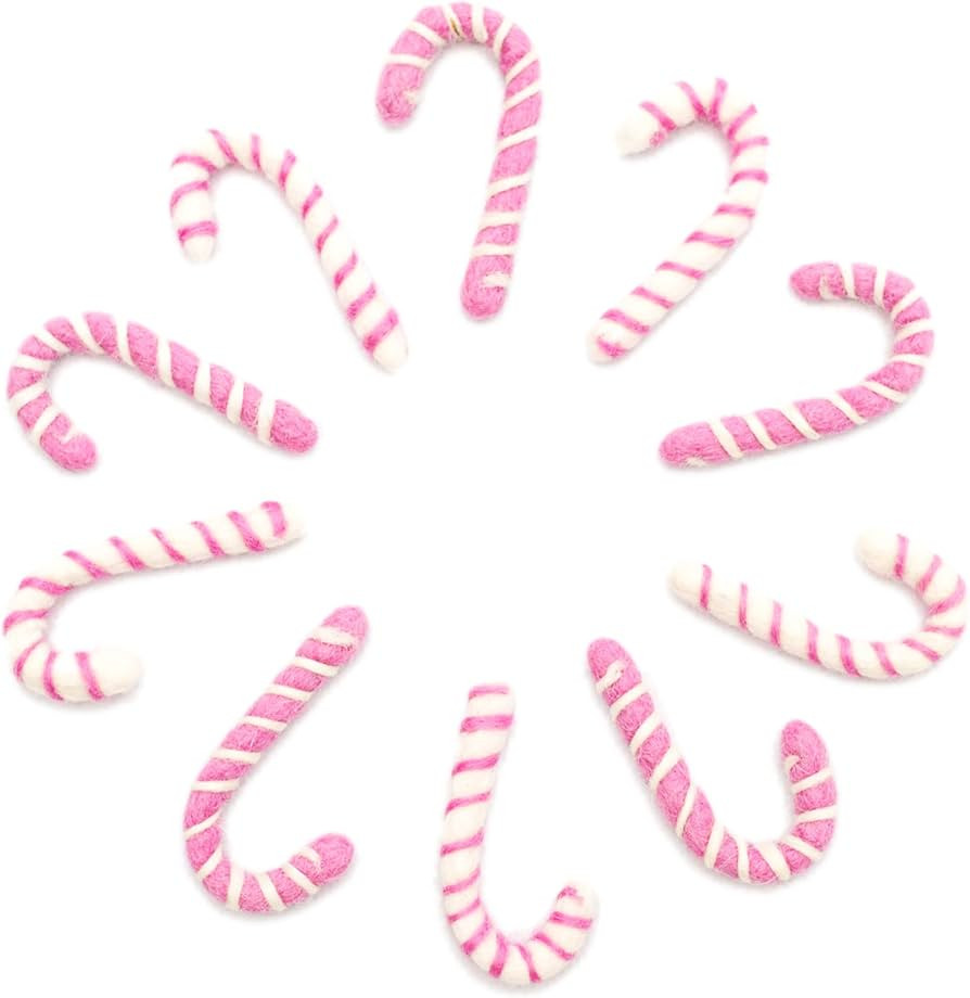 Pink/White Candy Canes | Amazon (US)
