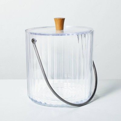 106oz Ribbed Plastic Ice Bucket - Hearth & Hand™ with Magnolia | Target