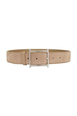 Helsa Logo Belt in Taupe | FWRD 