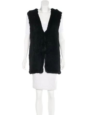 Knit Fur Vest | The Real Real, Inc.